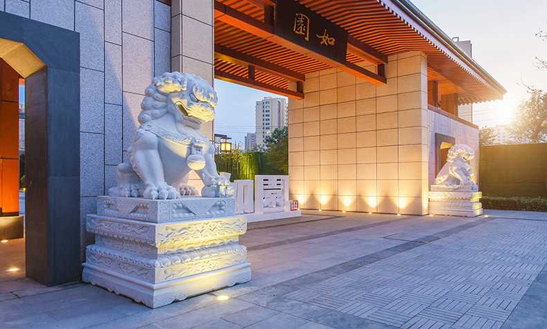 石獅子實景,天安門石獅子 石獅子實景,天安門石獅子