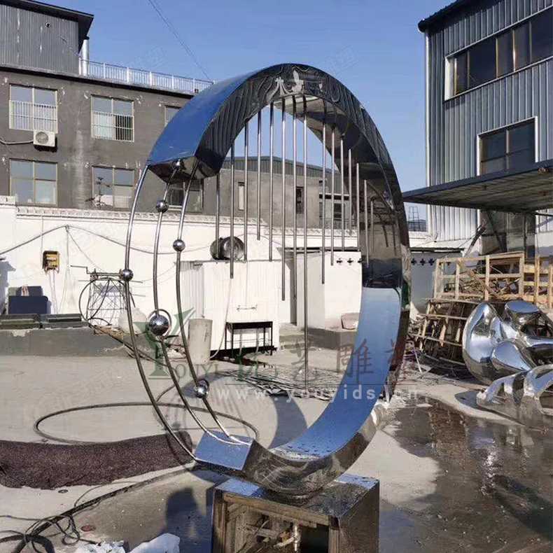 不銹鋼圓環雕塑 不銹鋼圓環雕塑