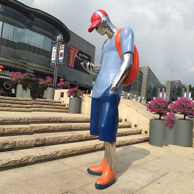 不銹鋼人物雕塑，不銹鋼雕塑工廠